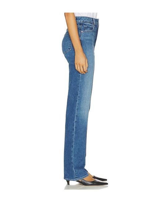PAIGE Blue Stevie Straight Leg Jeans