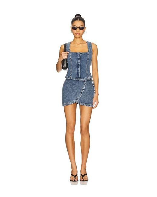 SOVERE Blue Dawn Denim Bodice Top