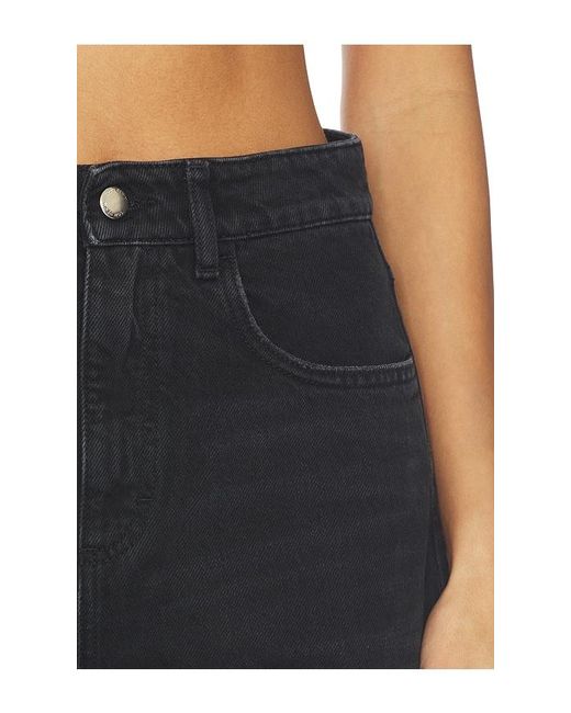 ICON DENIM Black Kiki Wide Leg Jeans