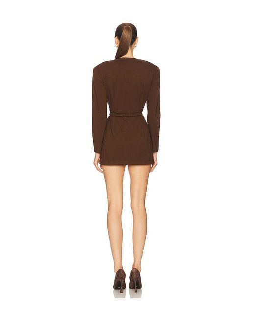 ROWEN ROSE Brown Mini Cardigan