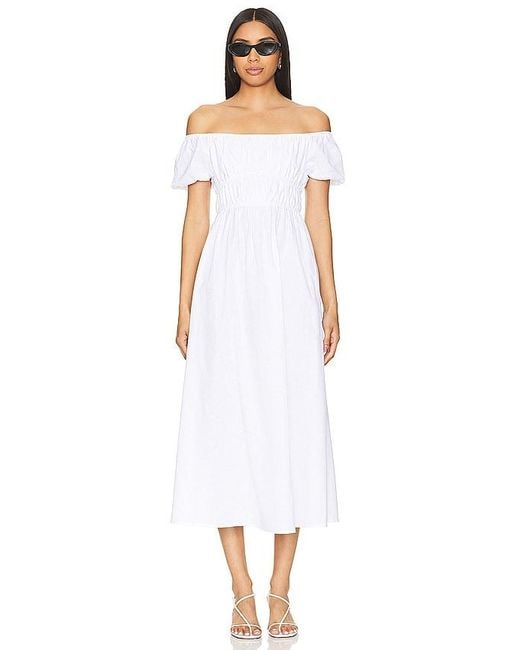 SNDY'S White Sofia Maxi Dress