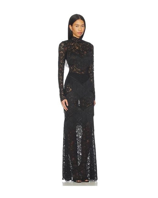 Katie May Black Tabby Gown