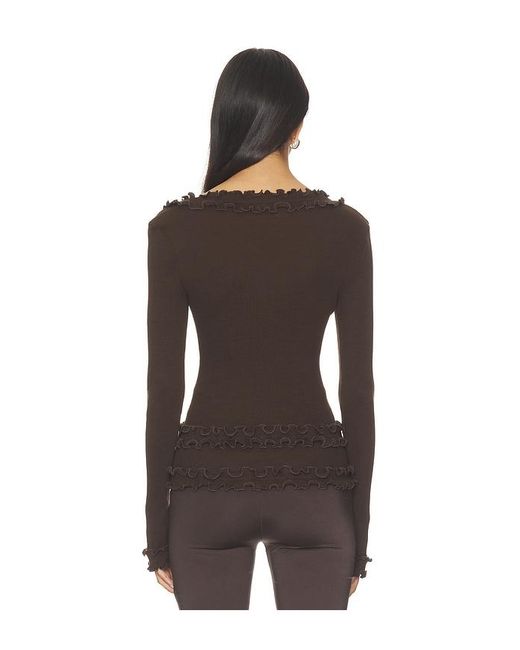 OperaSPORT Black Caroline Seamless Cardigan