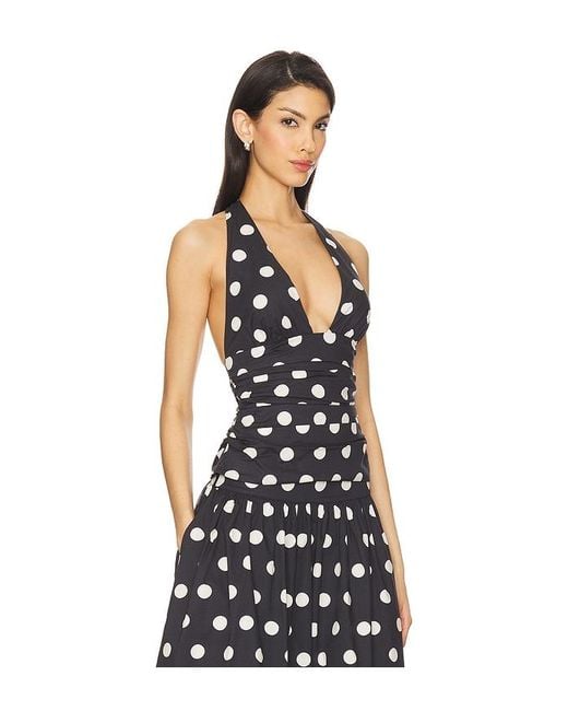 Lovers + Friends Black Deven Top