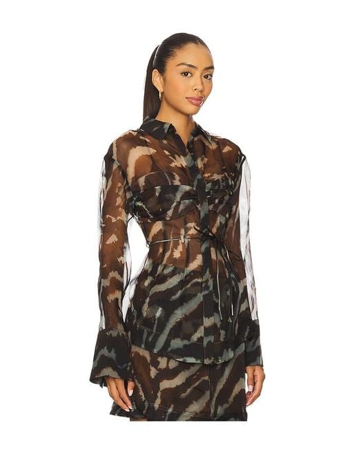 AMUR Black Clea Blouse
