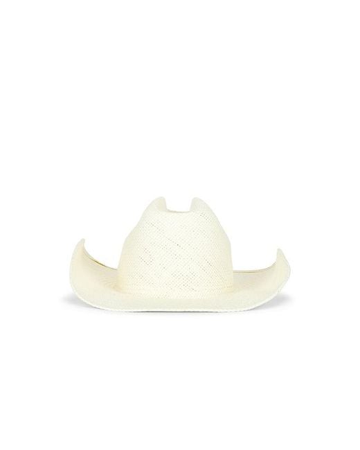 Gigi Pip White Carter Cowboy Hat
