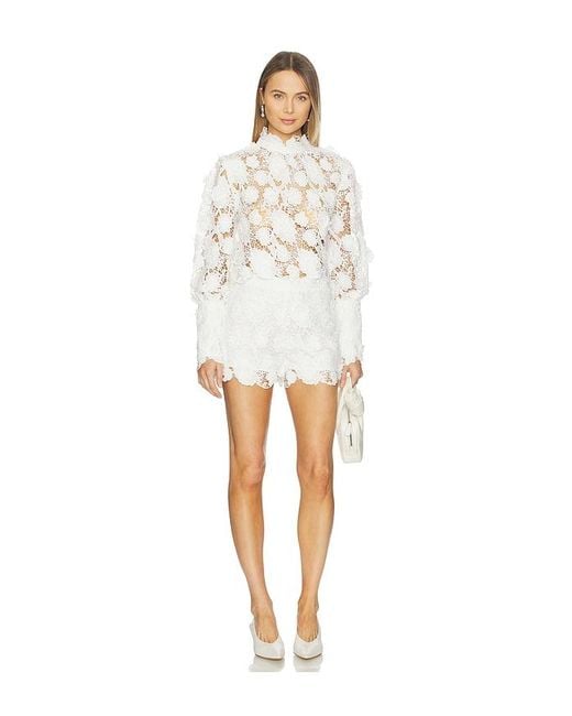 Bardot White Lace Georgia Top