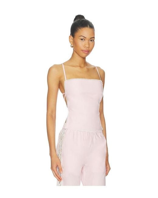 MSGM Pink Sleeveless Top