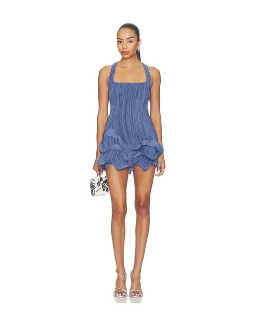 Cult Gaia Blue Marsa Dress