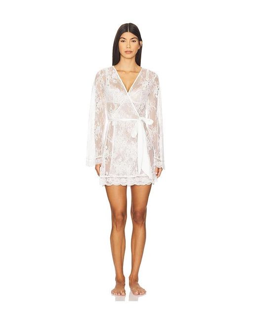 KAT THE LABEL White Lottie Robe
