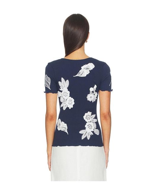 OperaSPORT Blue Elva Seamless T-Shirt