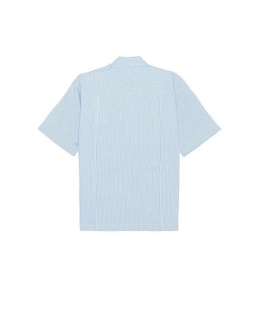 Jaded London Stereo Stripe Shirt in Blue for Men | Lyst UK