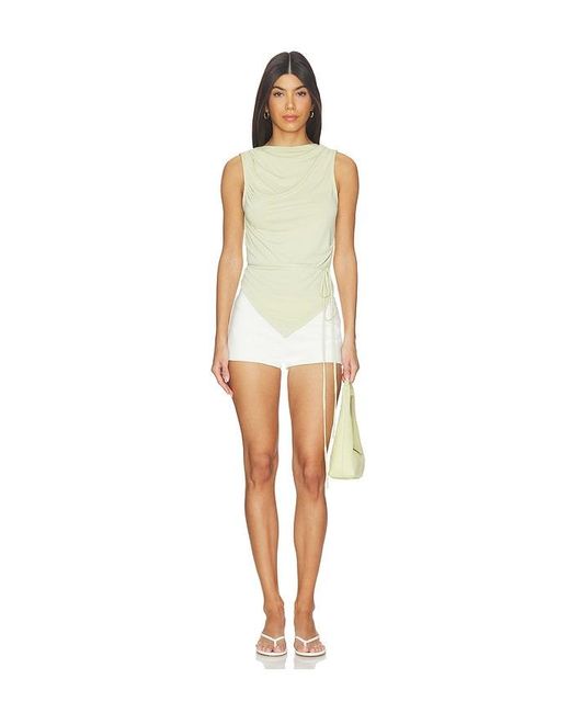 geel White Portia Top