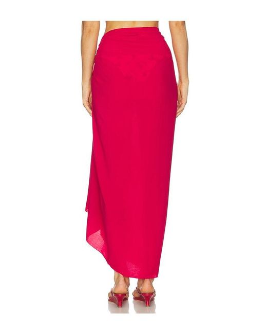 Juillet Pink Paiges Pareo Skirt