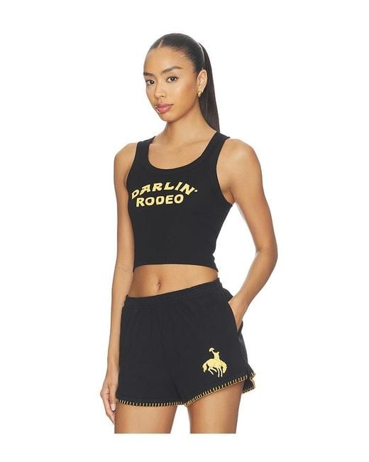 Darling Blue Rodeo Crop Tank