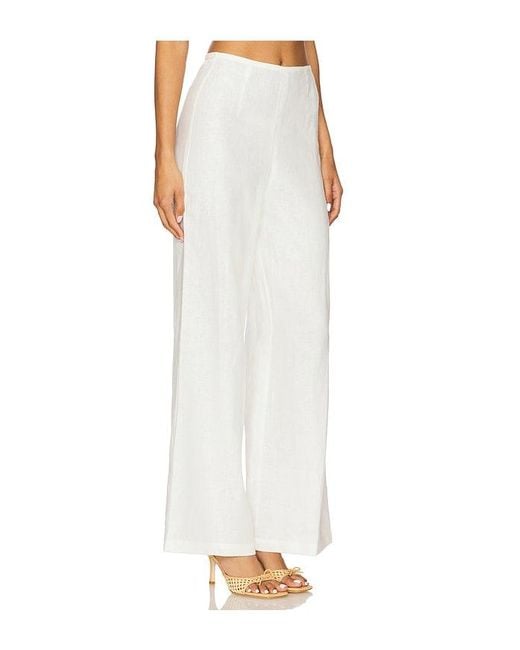 Faithfull The Brand White Syna Pant