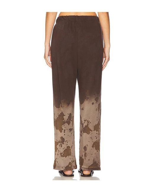 Michael Lauren Brown Mabel Wide Leg Pant