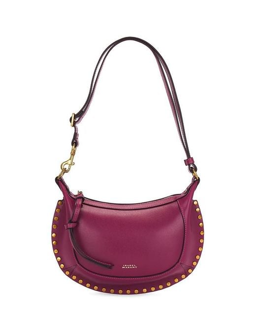 Isabel Marant Purple Oskan Moon Bag