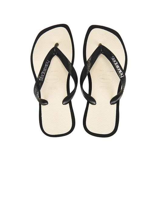 Havaianas Black Top Square Fusion Sandal