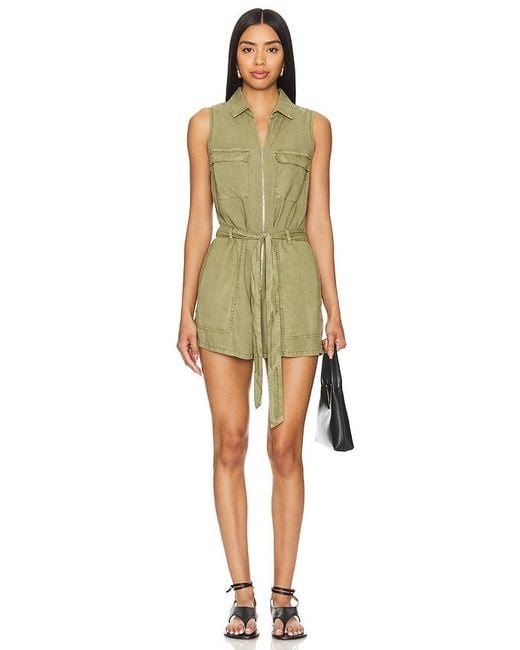 Bella Dahl Natural Zip Front Romper