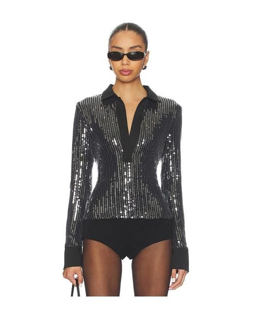 superdown Black Geraldine Top