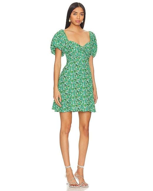 Faithfull The Brand Green X Revolve Elissa Mini Dress