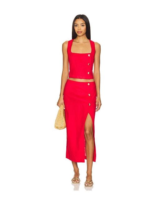 Yumi Kim Red Antonia Top