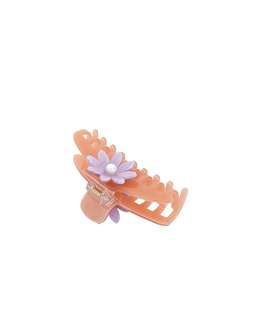 Lele Sadoughi Pink Daisy Claw Clip