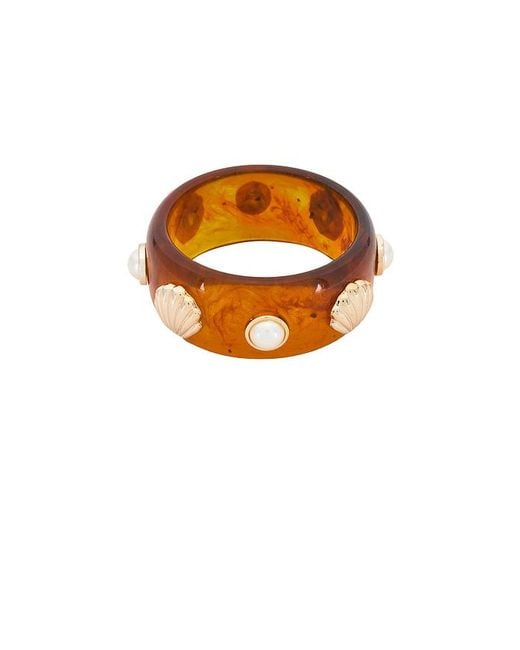 petit moments Orange Detailed Resin Cuff