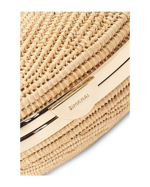Jonathan Simkhai Natural Bridget Oyster Shell Clutch