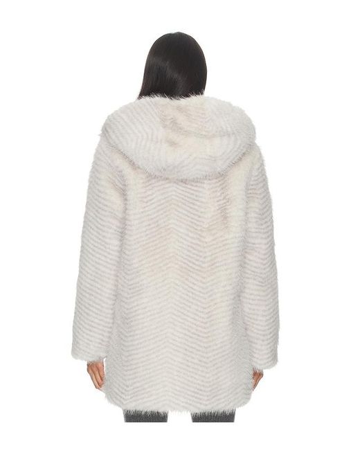Generation Love White Eden Faux Fur Coat