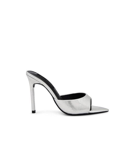 Tony Bianco White Malibu Mule