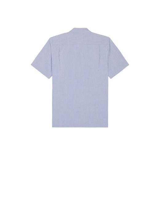 Vince Blue 2 Pocket Short Sleeve Shirt for men