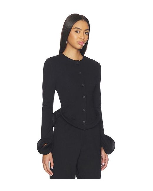 Sid Neigum Black Wave Hem Jacket