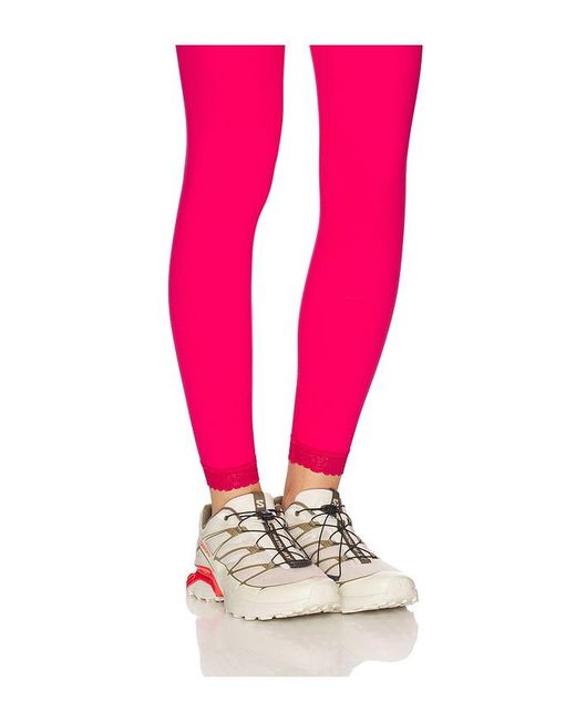 Spiritual Gangster Pink Lotus Lace Legging