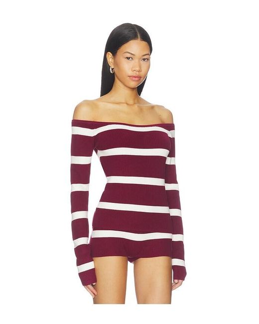 SNDY'S Red Carla Top