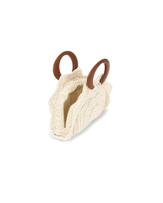 Dolce Vita Natural Maren Crochet Top Handle Bag