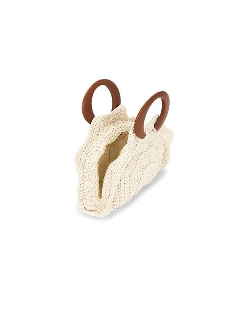 Dolce Vita Natural Maren Crochet Top Handle Bag