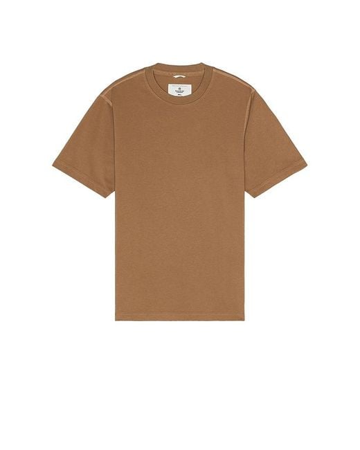 Reigning Champ Brown Midweight Jersey Classic T-shirt for men