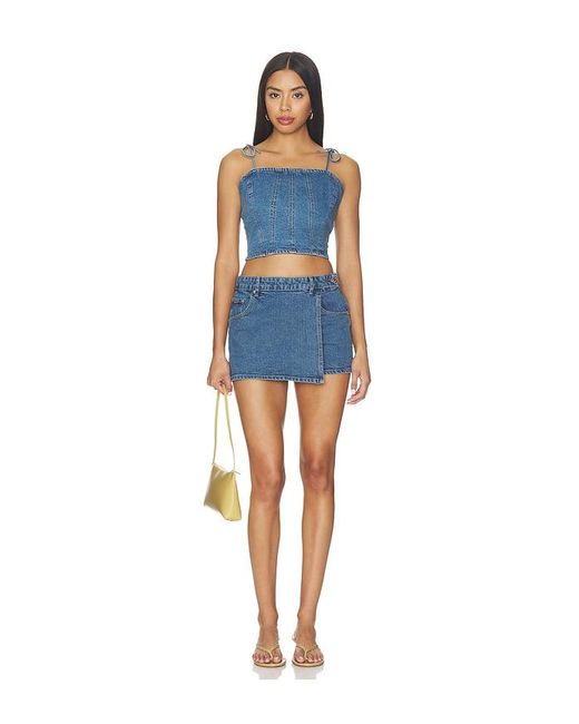 Steve Madden Blue Brightin Skort