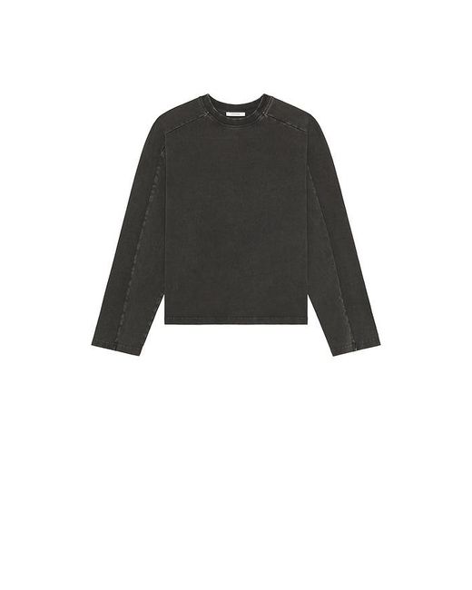 Entire studios Black Heavy Long Sleeve Tee for men