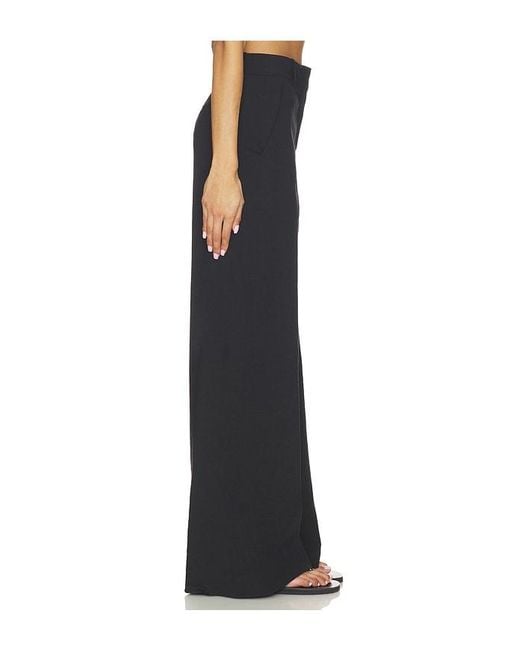 Theory Black High Waisted Trousers