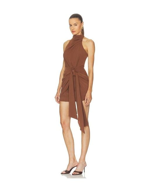 Elliatt Multicolor Anaya Halter Mini Dress