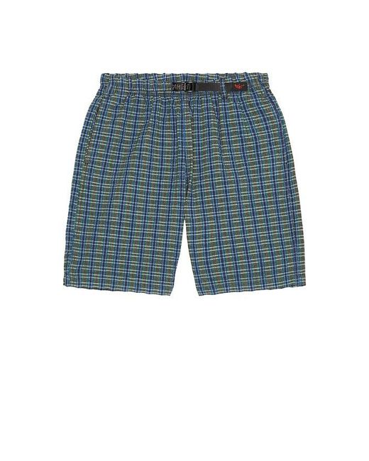 Gramicci Blue O.G. G-Short Seersucker Plaid for men