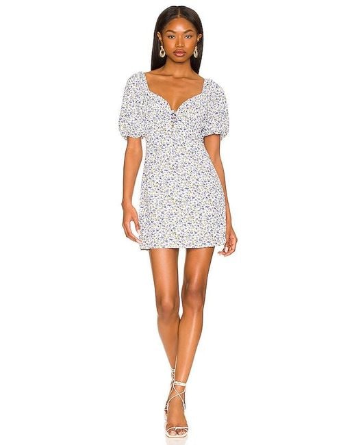 MORE TO COME Multicolor Sherrie Puff Sleeve Dress