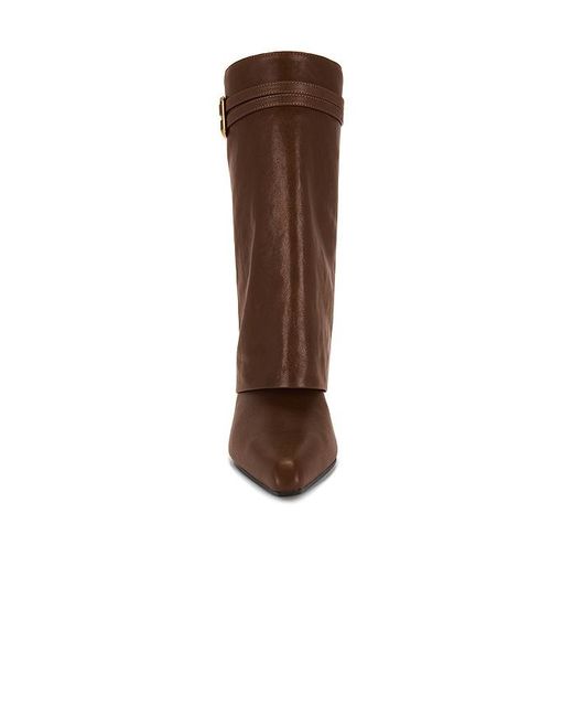 Lola Cruz Brown Mid Calf Boot