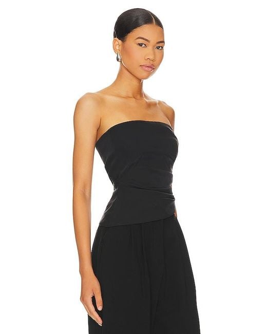 Lovers + Friends Black Brodie Top