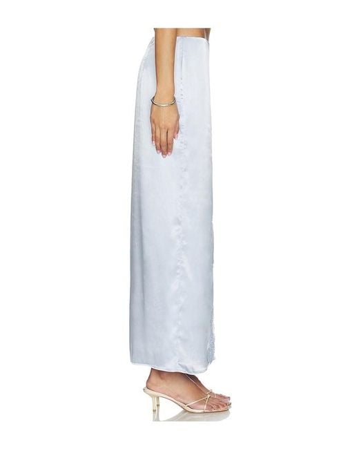 MORE TO COME Blue Flyn Maxi Skirt