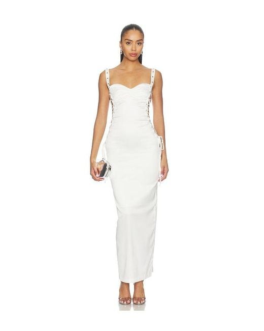 I.AM.GIA White Ashlee Maxi Dress