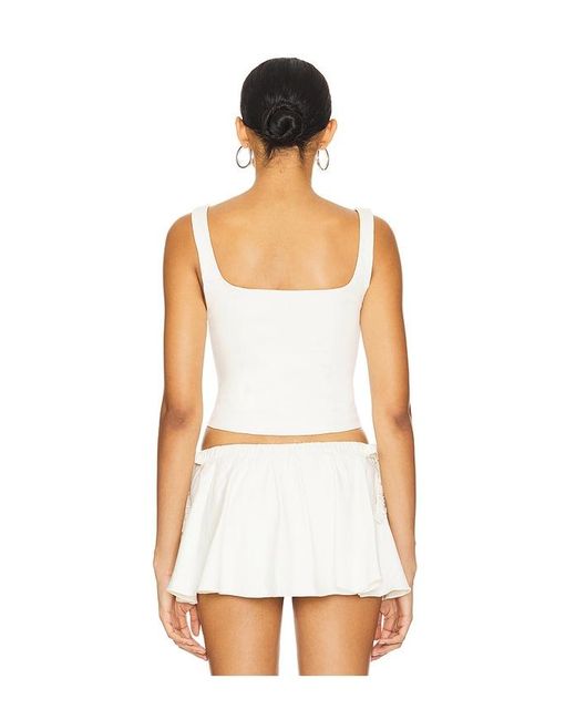 LOBA White Lourica Bustier